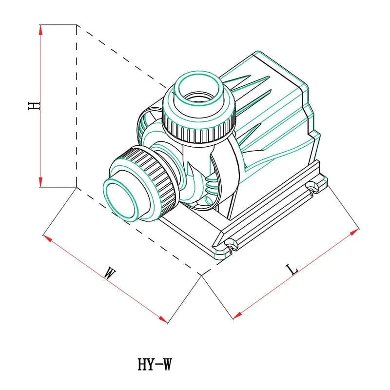 HY-5000 Water Blaster Pump - Reef Octopus