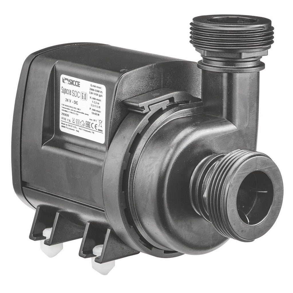 Syncra SDC 6.0 WiFi Controllable Pump (530-1450 GPH) - Sicce