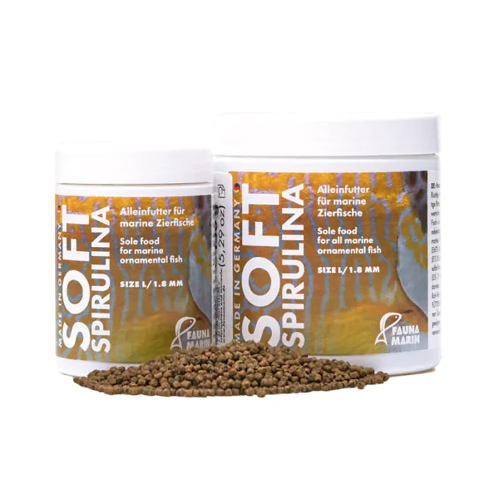 Soft Spirulina Medium Pellets - Fauna Marin