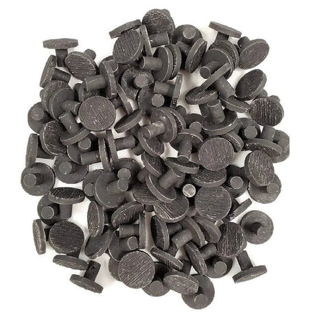 Ceramic Frag Plug - Black Lg 1"