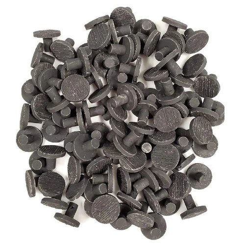 Ceramic Frag Plug - Black Small 3/4"