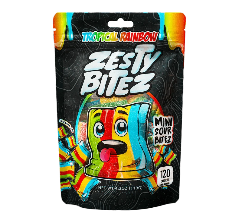 Zesty Bites - Sour Candy Tropical Rainbow