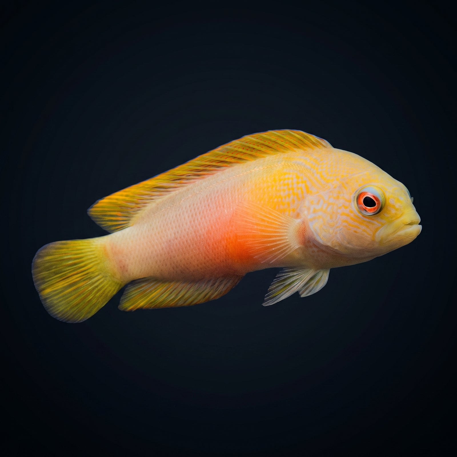 Damperia Dottyback (Labracinus Cyclophthalmus) saltwater aquarium fish portrait