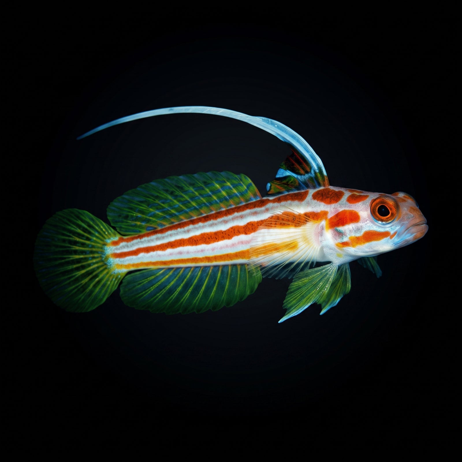 Yasha Goby (Stonogobiops yasha) saltwater aquarium fish portrait