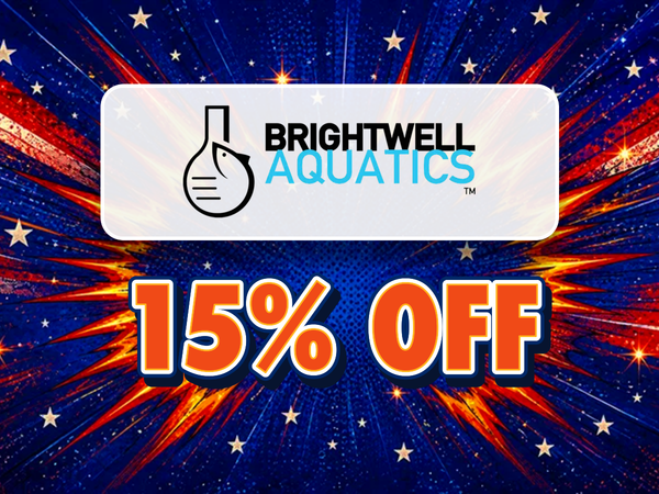 Brightwell Aquatics Labor Day sale tile, 15% off