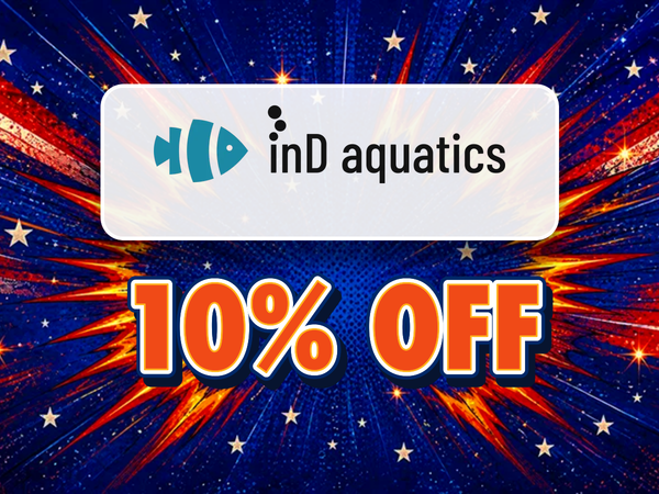 InD Aquatics Labor Day sale tile, 10% off