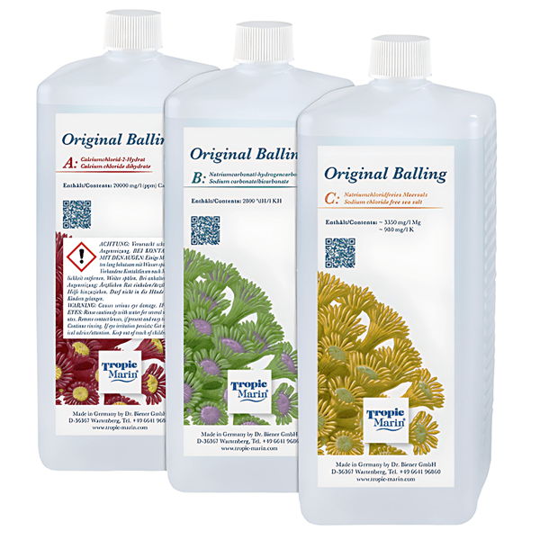 Original Balling Liquid A, B, C Set - 3 x 1000mL - Tropic Marin
