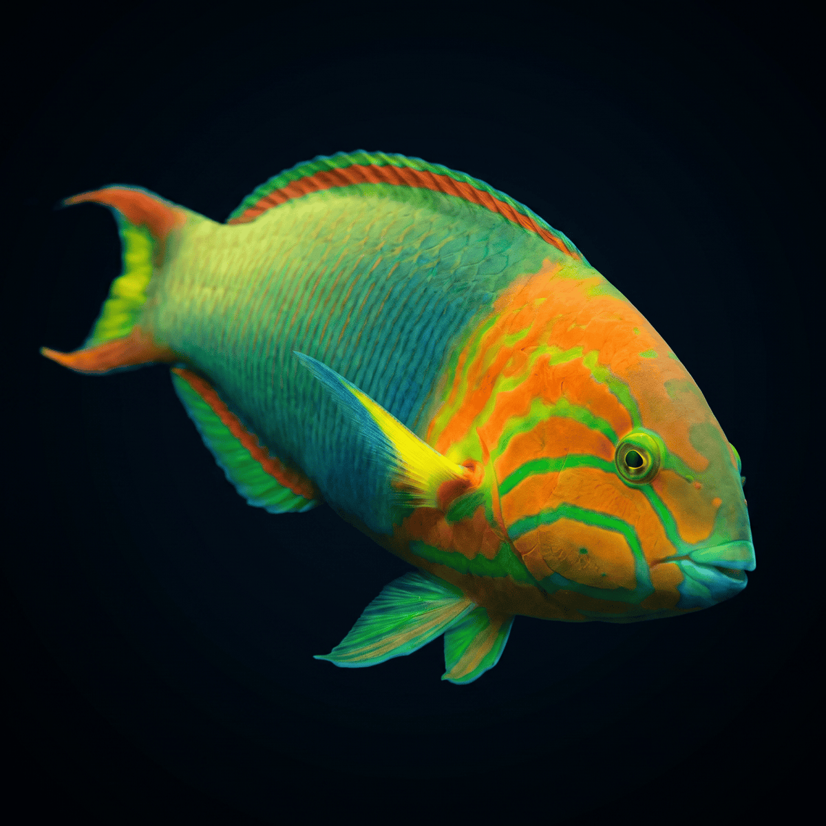 Lime Green Wrasse