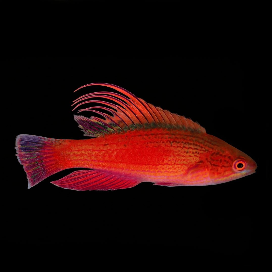 Linespot Flasher Wrasse - Paracheilinus lineopunctatus