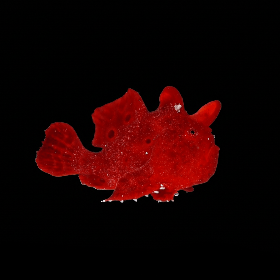 Red Angler, Super - Antennarius pictus Tiny