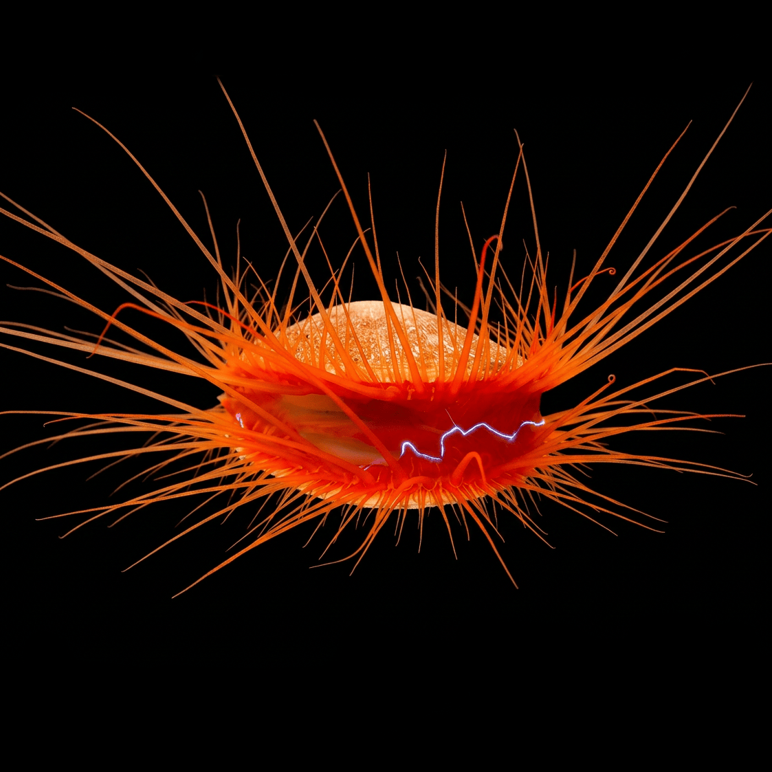 Electric Flame Scallop