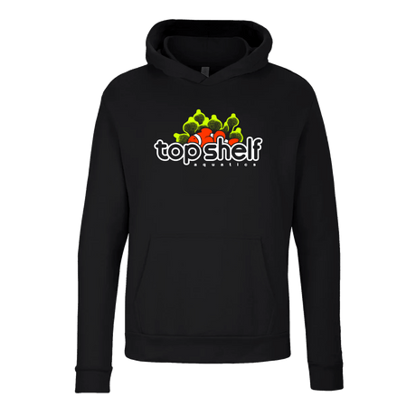 Anemone Clownfish UV Reactive Hoodie Sweatshirt Black / Small