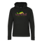 Blotched Anthias UV Reactive Hoodie x Sweatshirt Dark Heather Gray / Small