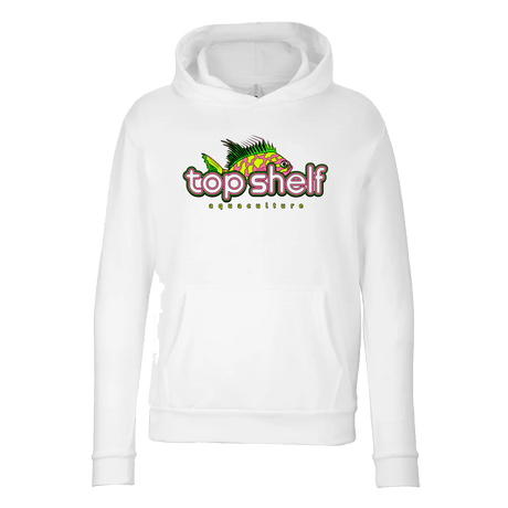 Blotched Anthias UV Reactive Hoodie x Sweatshirt White / Small