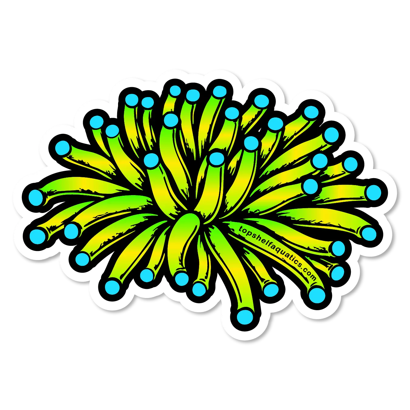 Holy Grail Torch Coral Sticker 2.75" x 2.75"