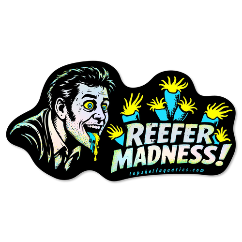 Reefer Madness Holographic Sticker 2.75" x 2.75"