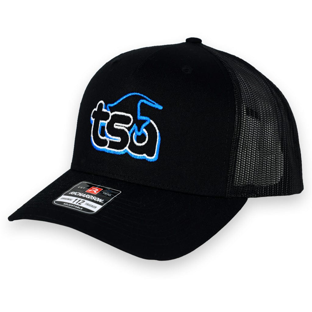 TSA Mini Logo Hat 5 Panel Trucker (112) / Black
