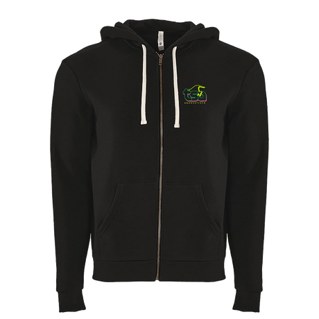 TSA Rasta Mini Logo UV Reactive Hoodie Zip Up Sweatshirt