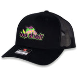UV Blotched Anthias Hat 5 Panel Trucker (112) / Black