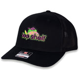 UV Blotched Anthias Hat 5 Panel Trucker Flex Fit (112+) / Black