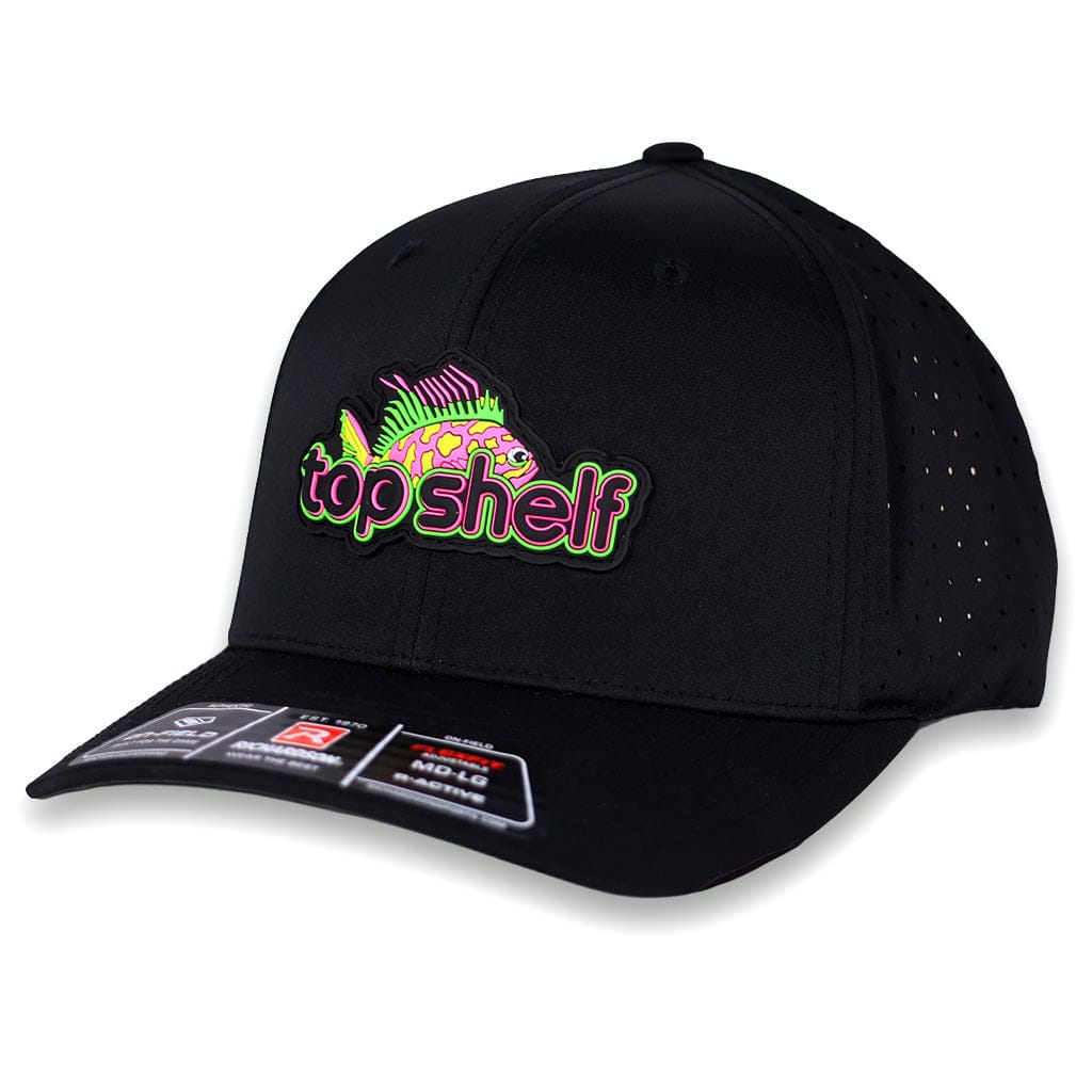 UV Blotched Anthias Hat Active Flex Fit / Black