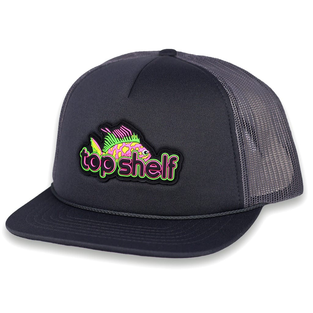 UV Blotched Anthias Hat Foam Flat Brim / Grey
