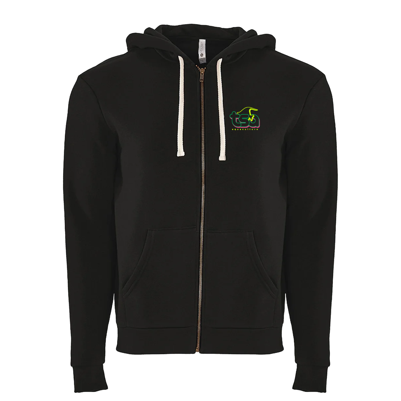 TSA Rasta Mini Logo UV Reactive Hoodie Zip Up Sweatshirt