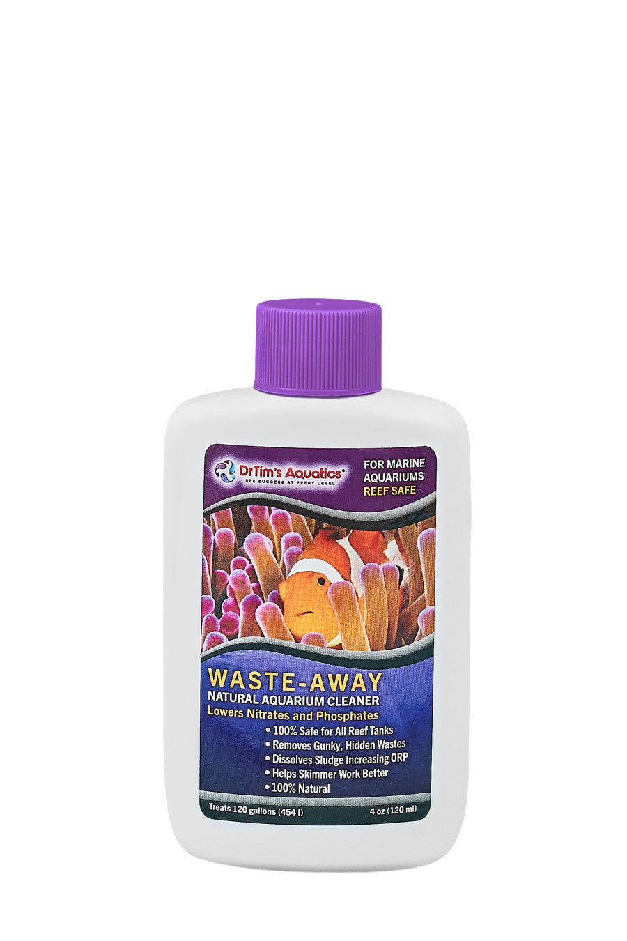 Waste-Away Natural Aquarium Cleaner for Reef Aquarium 4oz - Dr. Tim's