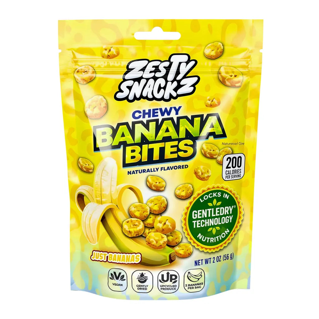 Dried Fruit Bites - Zesty Snacks Chewy Banana
