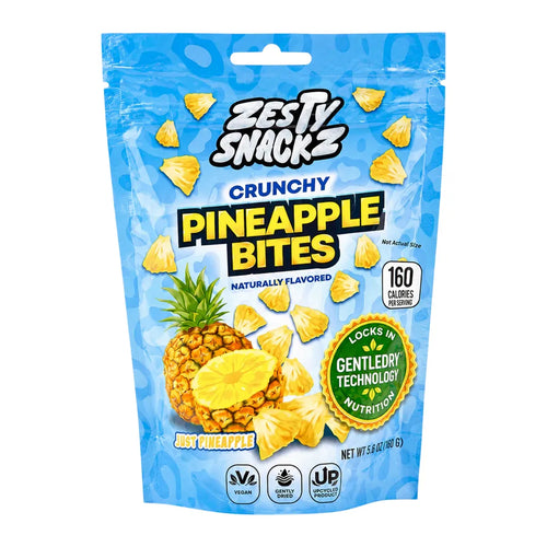 Dried Fruit Bites - Zesty Snacks Crunchy Pineapple